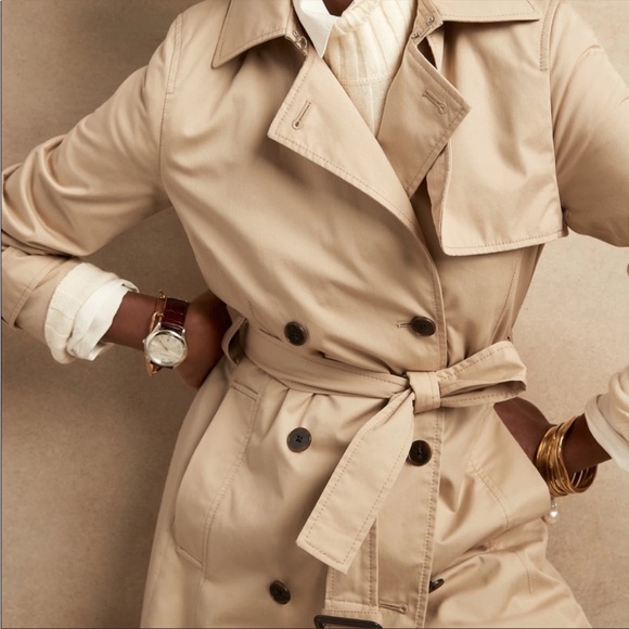 Banana Republic Jackets & Blazers - Banana Republic NWT size medium  water resistant midlength trench coat
